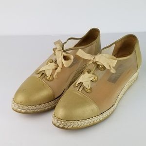 Stuart Weitzman Lace Up Espadrilles Size 7